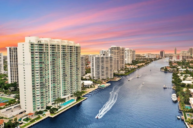 20201 E Country Club Dr Unit 1202, Aventura, FL 33180 - water view featuring nearby urban area