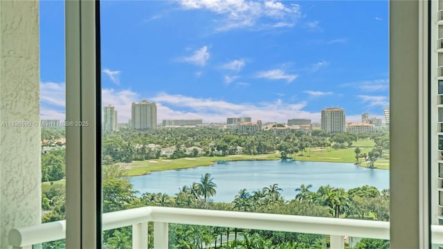 20201 E Country Club Dr Unit 1202, Aventura, FL 33180 - water view featuring nearby urban area