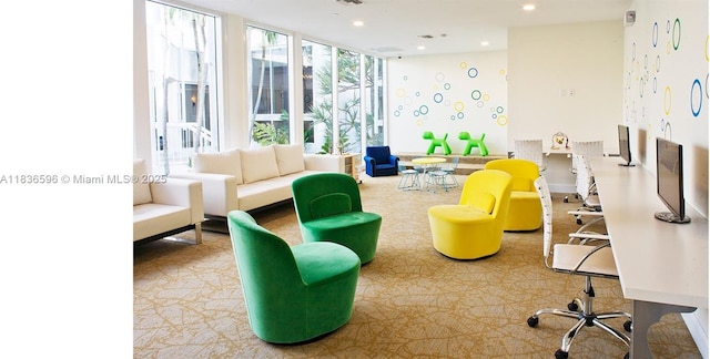 20201 E Country Club Dr Unit 1202, Aventura, FL 33180 - lobby featuring recessed lighting