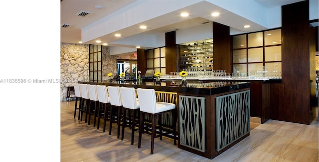 20201 E Country Club Dr Unit 1202, Aventura, FL 33180 - indoor wet bar featuring recessed lighting