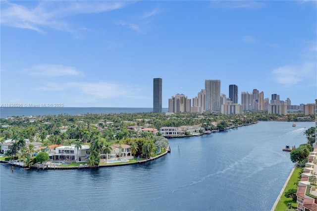 20201 E Country Club Dr Unit 1202, Aventura, FL 33180 - water view with skyline