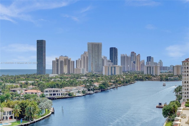 20201 E Country Club Dr Unit 1202, Aventura, FL 33180 - water view with city skyline