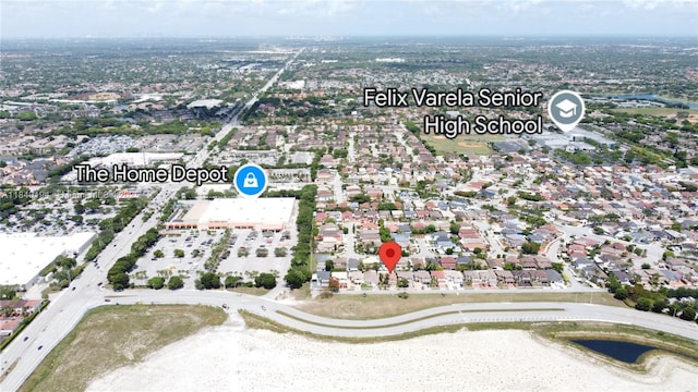 9057 SW 157th Path, Miami, FL 33196 - aerial view of property's location