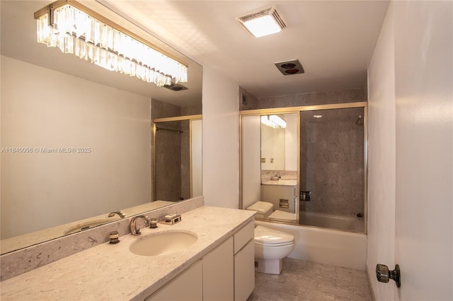 1800 NE 114th St Unit Ph06, Miami, FL 33181 - bathroom with vanity and combined bath / shower with glass door