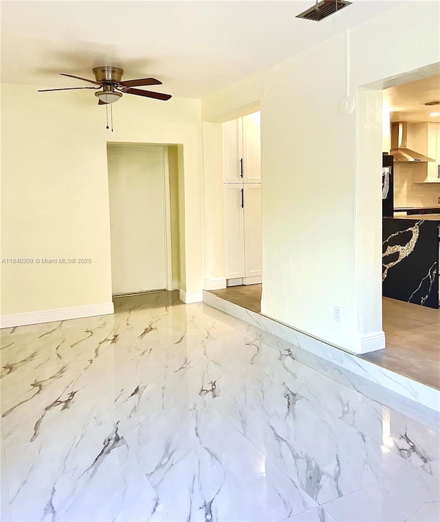 9130 SW 17th Ter, Miami, FL 33165 - unfurnished room featuring baseboards and ceiling fan