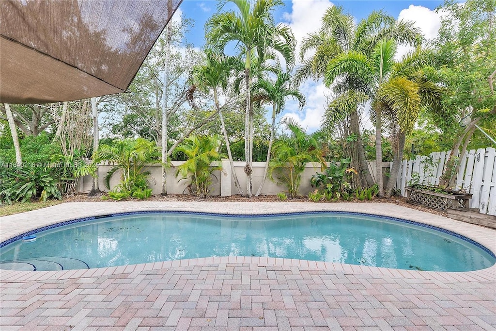 4945 SW 34th Ter, Hollywood, FL 33312 - view of pool with a fenced backyard