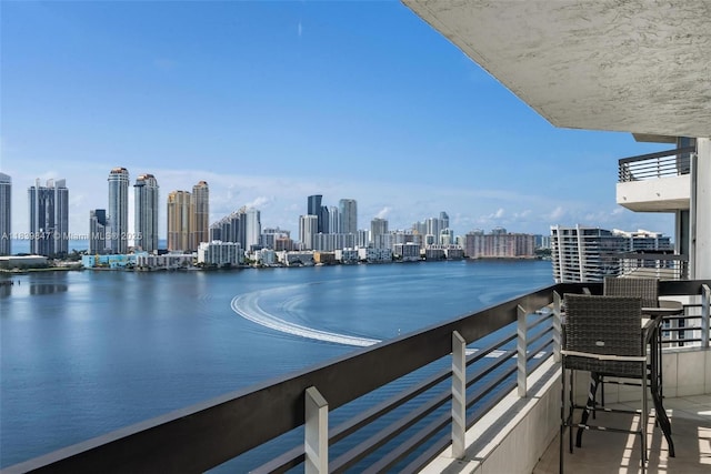 3530 Mystic Pointe Dr Unit 2014, Aventura, FL 33180 - water view with skyline