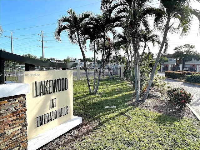 3690 N 56th Ave Unit 916, Hollywood, FL 33021 - view of community sign