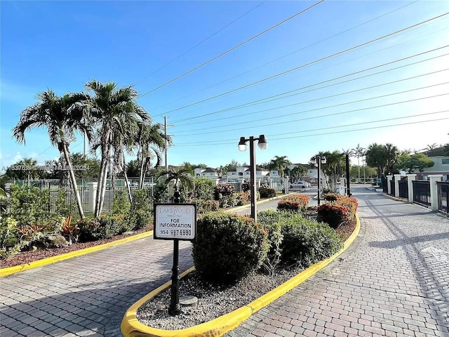 3690 N 56th Ave Unit 916, Hollywood, FL 33021 - view of decorative street featuring curbs and street lights