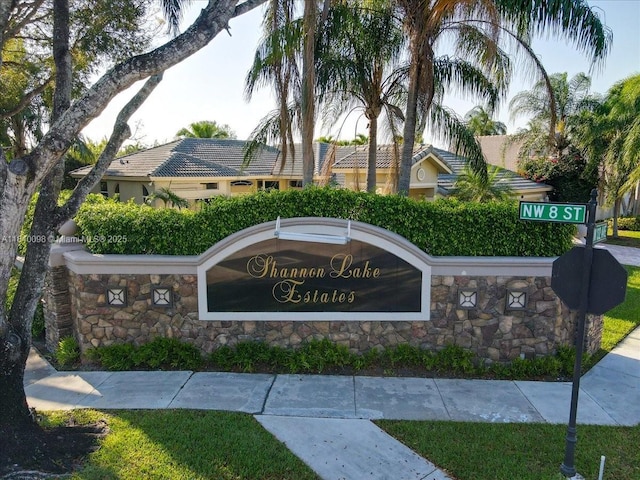 13063 NW 11th Ct, Sunrise, FL 33323 - view of community / neighborhood sign