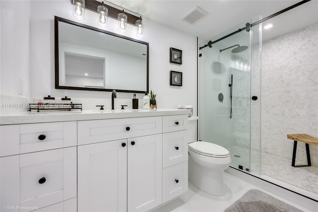 16479 NE 27th Pl Unit 16, North Miami Beach, FL 33160 - bathroom featuring vanity and a stall shower