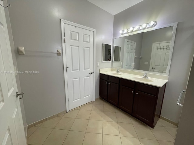 730 SE 34th Ave, Homestead, FL 33033 - full bath with double vanity and tile patterned flooring