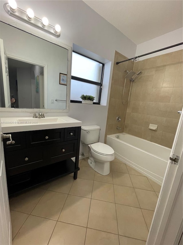 730 SE 34th Ave, Homestead, FL 33033 - bathroom featuring tile patterned flooring, vanity, and bathing tub / shower combination