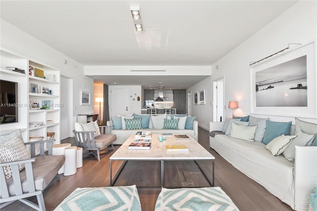 360 Ocean Dr Unit 704S, Key Biscayne, FL 33149 - living room with wood finished floors