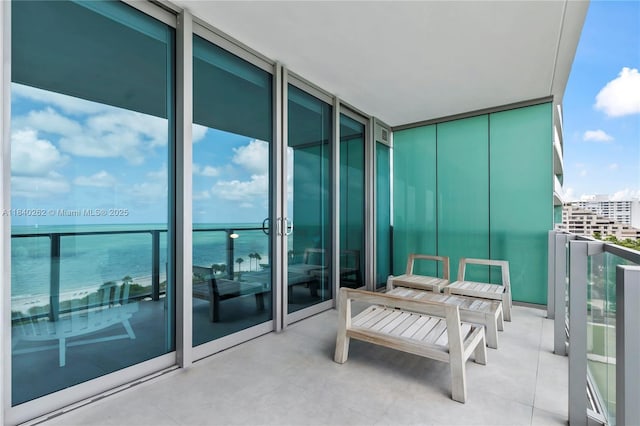 360 Ocean Dr Unit 704S, Key Biscayne, FL 33149 - balcony featuring a water view