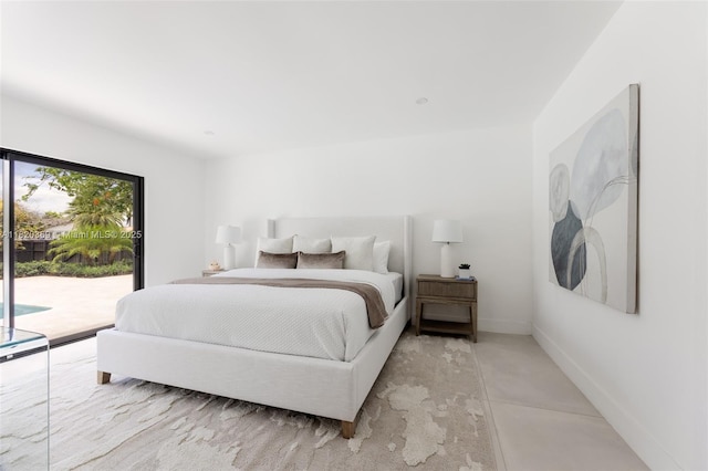 7805 SW 165th St, Palmetto Bay, FL 33157 - bedroom featuring access to exterior and baseboards