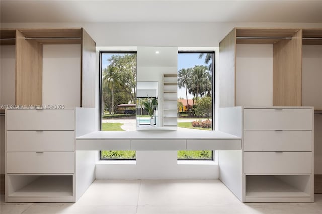 7805 SW 165th St, Palmetto Bay, FL 33157 - spacious closet with light tile patterned floors
