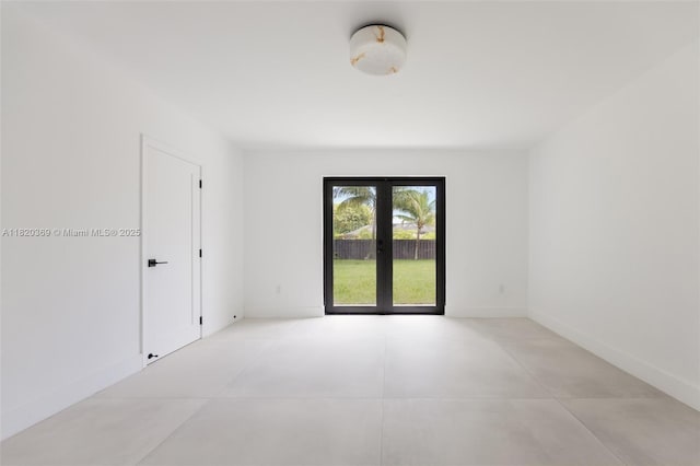 7805 SW 165th St, Palmetto Bay, FL 33157 - empty room with french doors