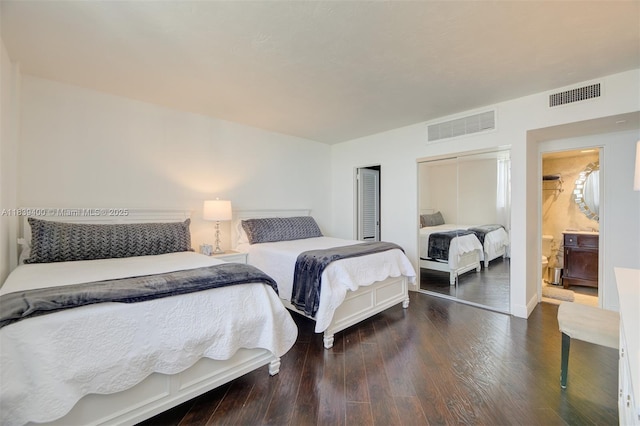 3801 S Ocean Dr Unit 5L, Hollywood, FL 33019 - bedroom with wood finished floors and two closets