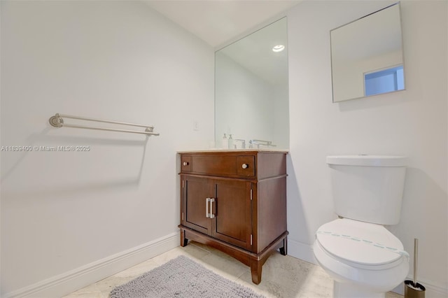 3801 S Ocean Dr Unit 5L, Hollywood, FL 33019 - bathroom featuring toilet and vanity