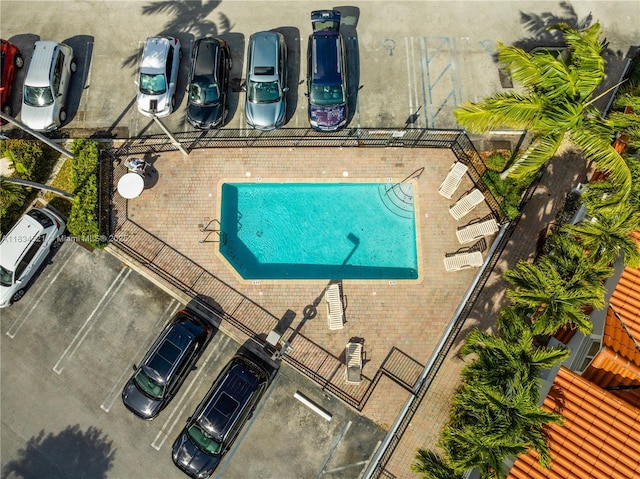 11647 NE 18th Dr Unit 11647, North Miami, FL 33181 - drone / aerial view of a pool area
