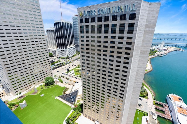 335 S Biscayne Blvd Unit 3410, Miami, FL 33131 - bird's eye view of a nearby body of water