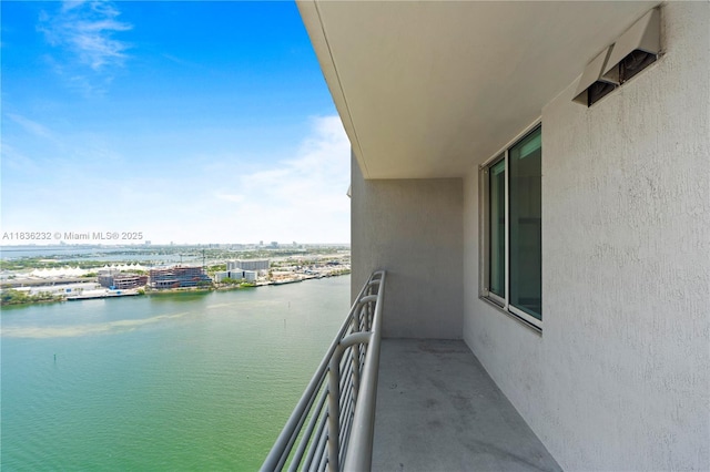 335 S Biscayne Blvd Unit 3410, Miami, FL 33131 - balcony with a water view