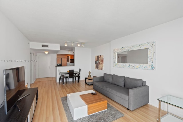 335 S Biscayne Blvd Unit 3410, Miami, FL 33131 - living room with light wood finished floors