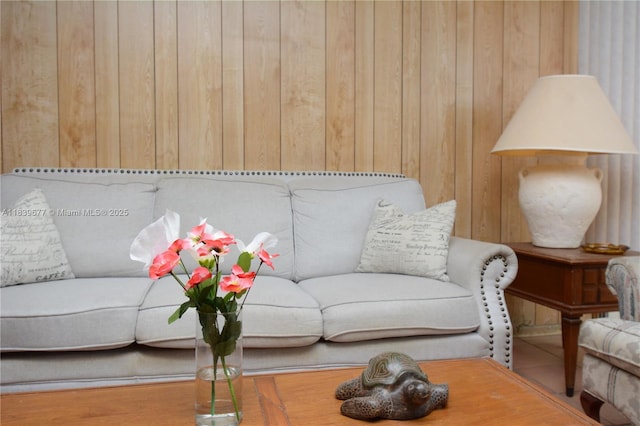 13935 SW 84th St Unit 905, Miami, FL 33183 - living area featuring wooden walls