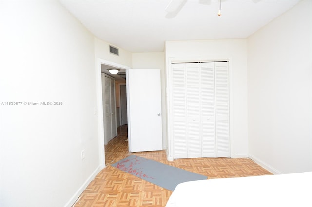 13935 SW 84th St Unit 905, Miami, FL 33183 - bedroom featuring a closet and ceiling fan