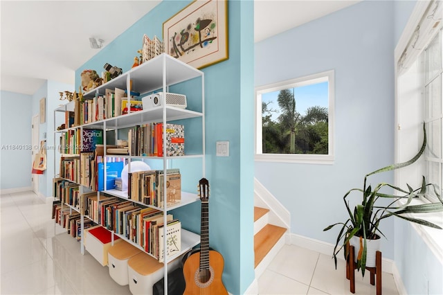 2919 Coconut Ave Unit 1, Miami, FL 33133 - hallway featuring tile patterned flooring and baseboards