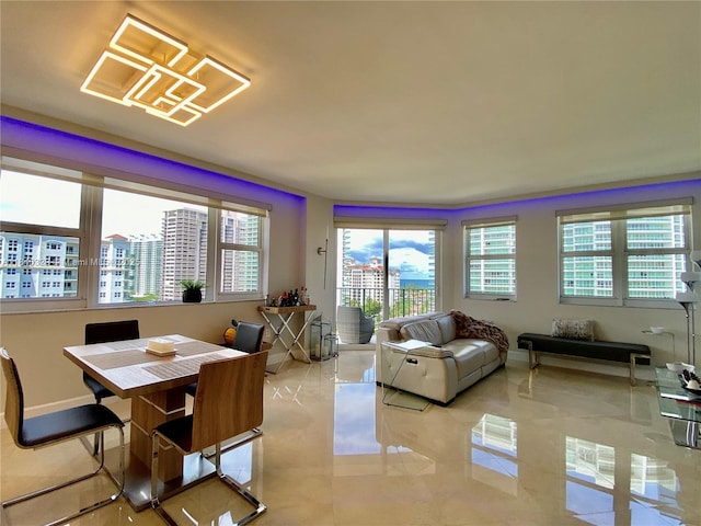 19900 E Country Club Dr Unit 1220, Aventura, FL 33180 - dining area featuring plenty of natural light