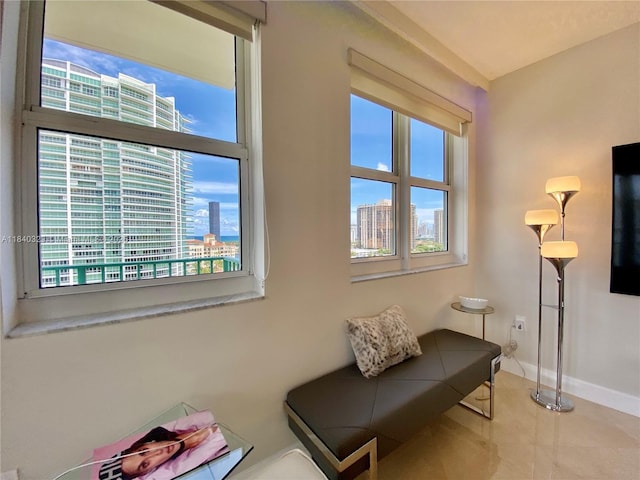 19900 E Country Club Dr Unit 1220, Aventura, FL 33180 - sitting room featuring plenty of natural light and tile patterned flooring