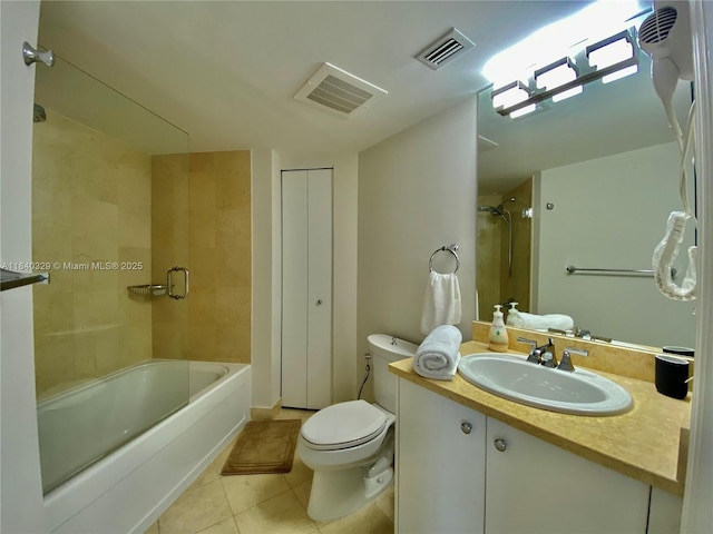 19900 E Country Club Dr Unit 1220, Aventura, FL 33180 - full bath featuring tile patterned flooring, vanity, and shower / washtub combination