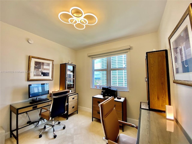 19900 E Country Club Dr Unit 1220, Aventura, FL 33180 - office area featuring baseboards