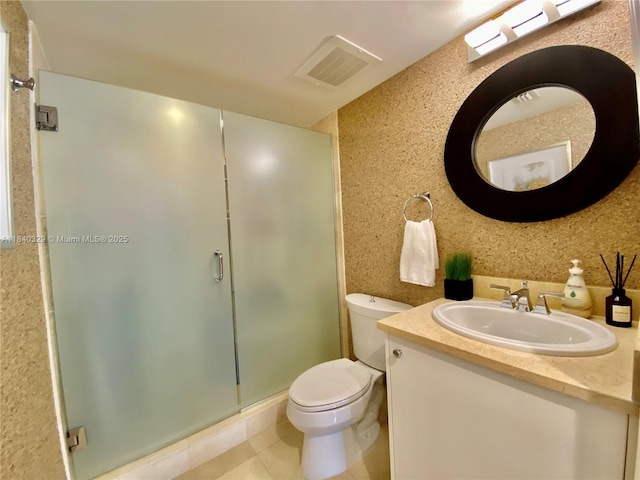 19900 E Country Club Dr Unit 1220, Aventura, FL 33180 - full bathroom with a shower stall, vanity, and tile patterned flooring