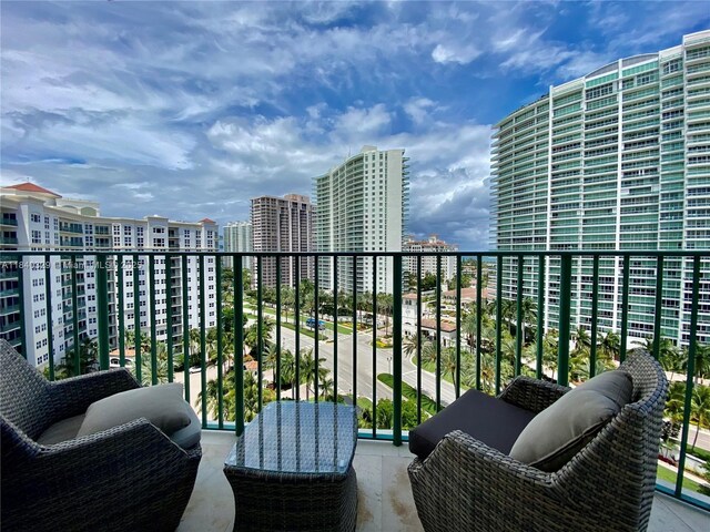 19900 E Country Club Dr Unit 1220, Aventura, FL 33180 - balcony with a city view