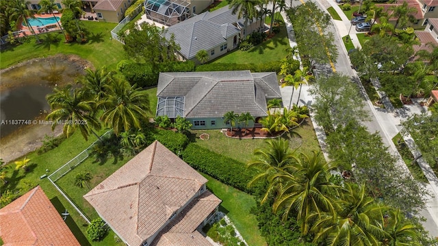 649 Willow Bend Rd, Weston, FL 33327 - aerial perspective of suburban area featuring a large body of water
