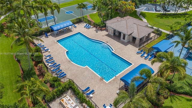649 Willow Bend Rd, Weston, FL 33327 - view of community pool