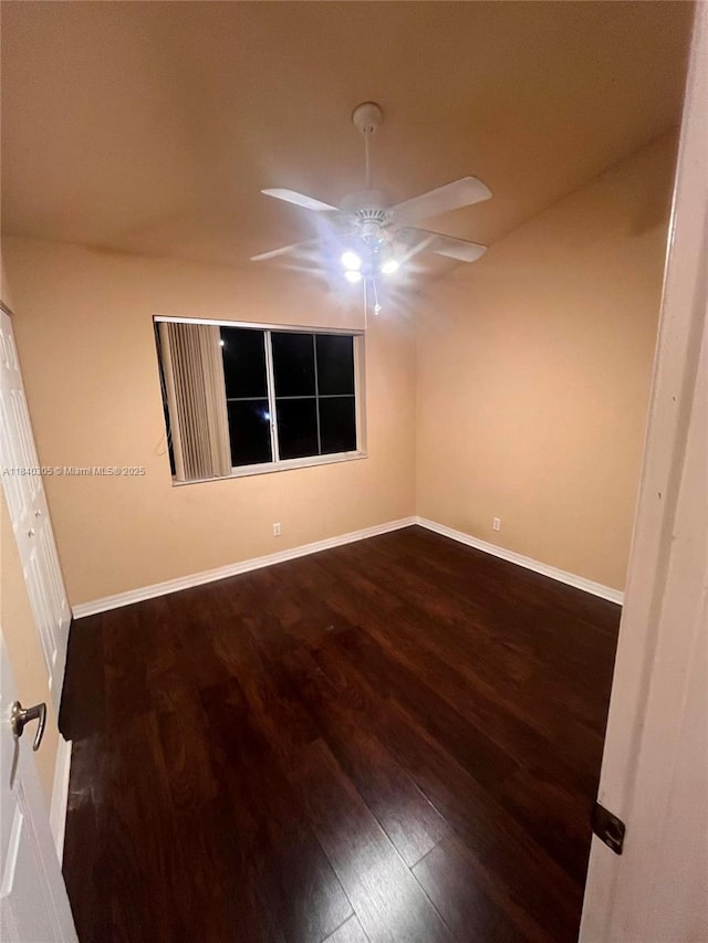 4041 NW 84th Ter Unit 4041, Sunrise, FL 33351 - unfurnished room featuring wood finished floors and a ceiling fan