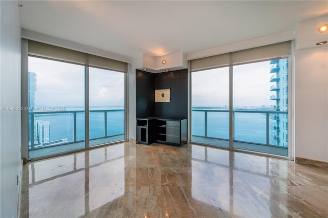 1900 N Bayshore Dr Unit 3715, Miami, FL 33132 - unfurnished room featuring expansive windows