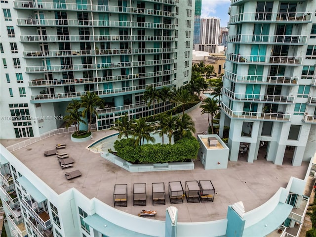 1900 N Bayshore Dr Unit 3715, Miami, FL 33132 - view of apartment building / complex featuring a view of city