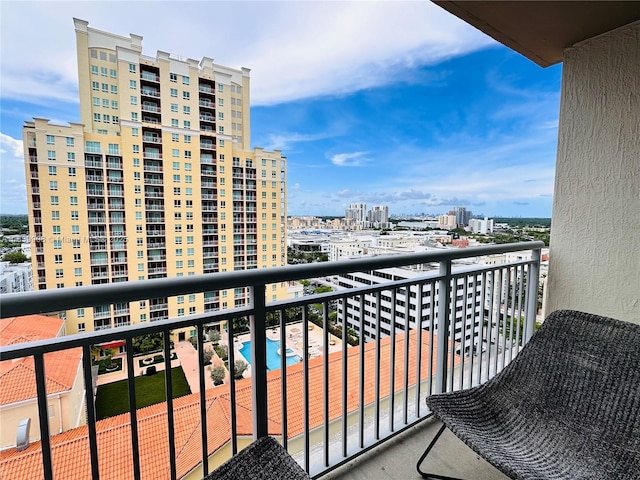 9066 SW 73rd Ct Unit 1409, Miami, FL 33156 - balcony with a view of city