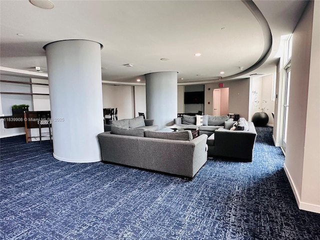 9066 SW 73rd Ct Unit 1409, Miami, FL 33156 - community lobby with recessed lighting