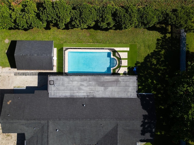 10860 SW 116th St, Miami, FL 33176 - bird's eye view of a pool area