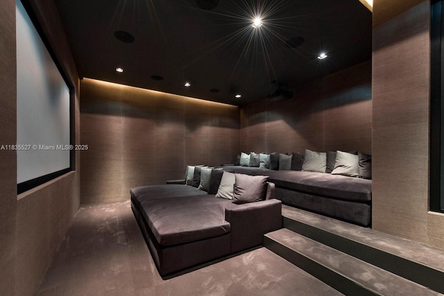 126 W San Marino Dr, Miami Beach, FL 33139 - cinema room featuring recessed lighting