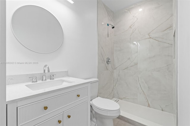 1271 NW 38th St, Miami, FL 33142 - bathroom featuring vanity and a marble finish shower