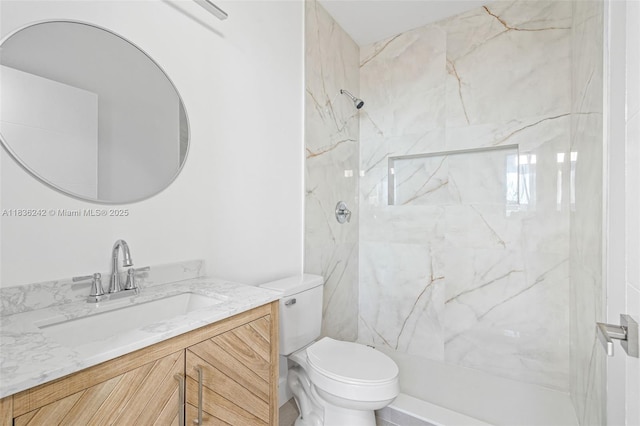1271 NW 38th St, Miami, FL 33142 - full bathroom featuring vanity and a marble finish shower
