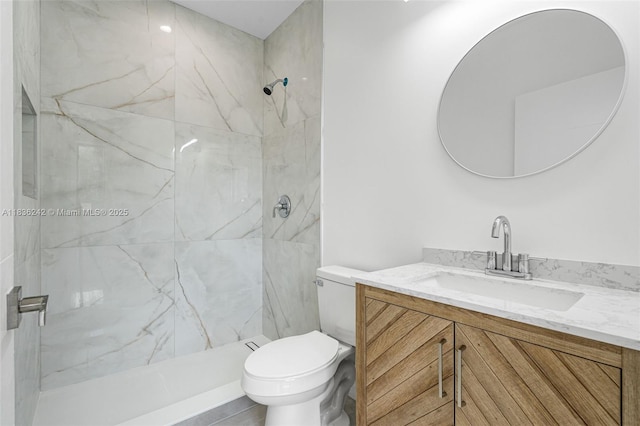 1271 NW 38th St, Miami, FL 33142 - bathroom with vanity and a marble finish shower