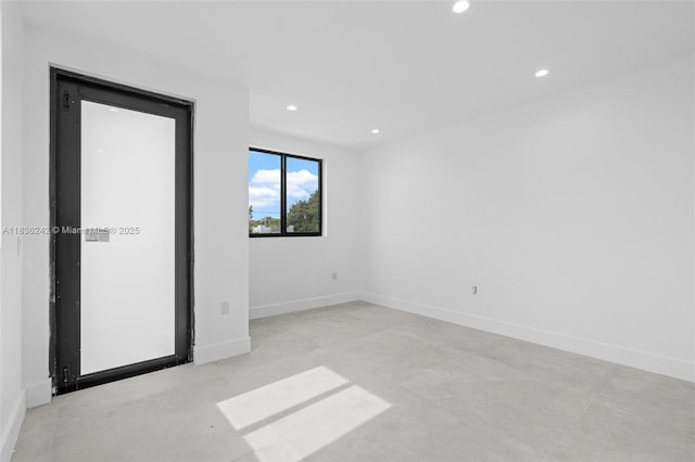 1271 NW 38th St, Miami, FL 33142 - unfurnished room featuring recessed lighting and baseboards